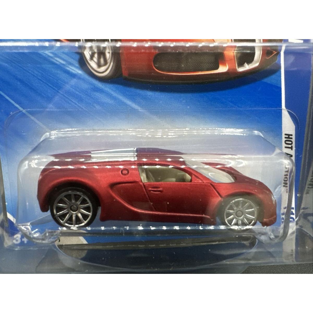 2010 Hot Wheels Red Satin Bugatti Veyron Walmart Exclusive Ultra Rare P