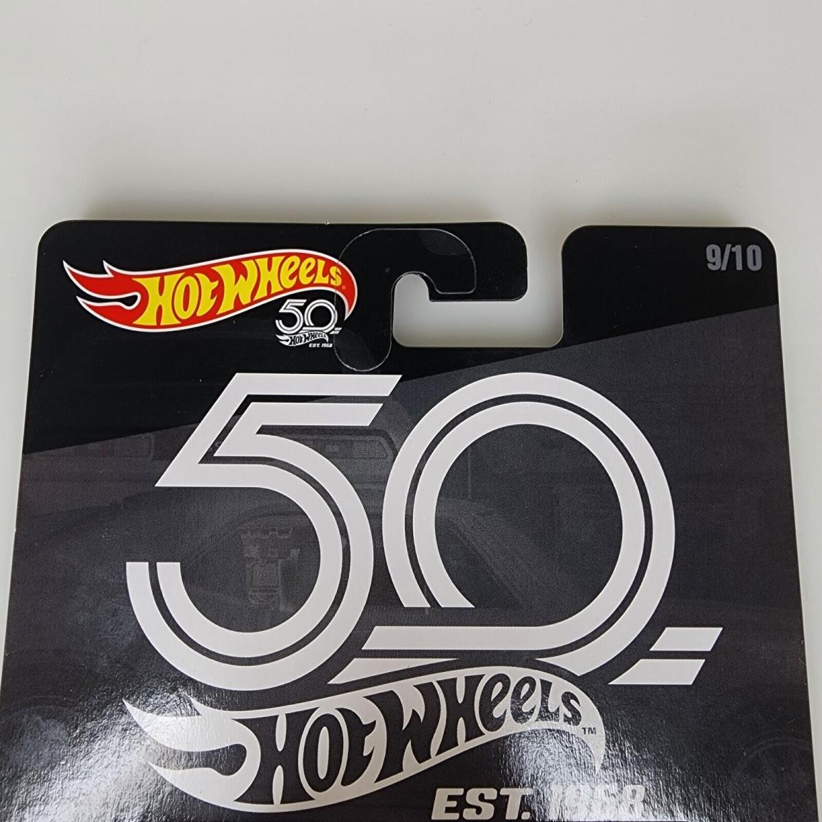 T1 50th Drag Bus Variation - Camaro Card Error Hot Wheels Anniversary Volkswagen