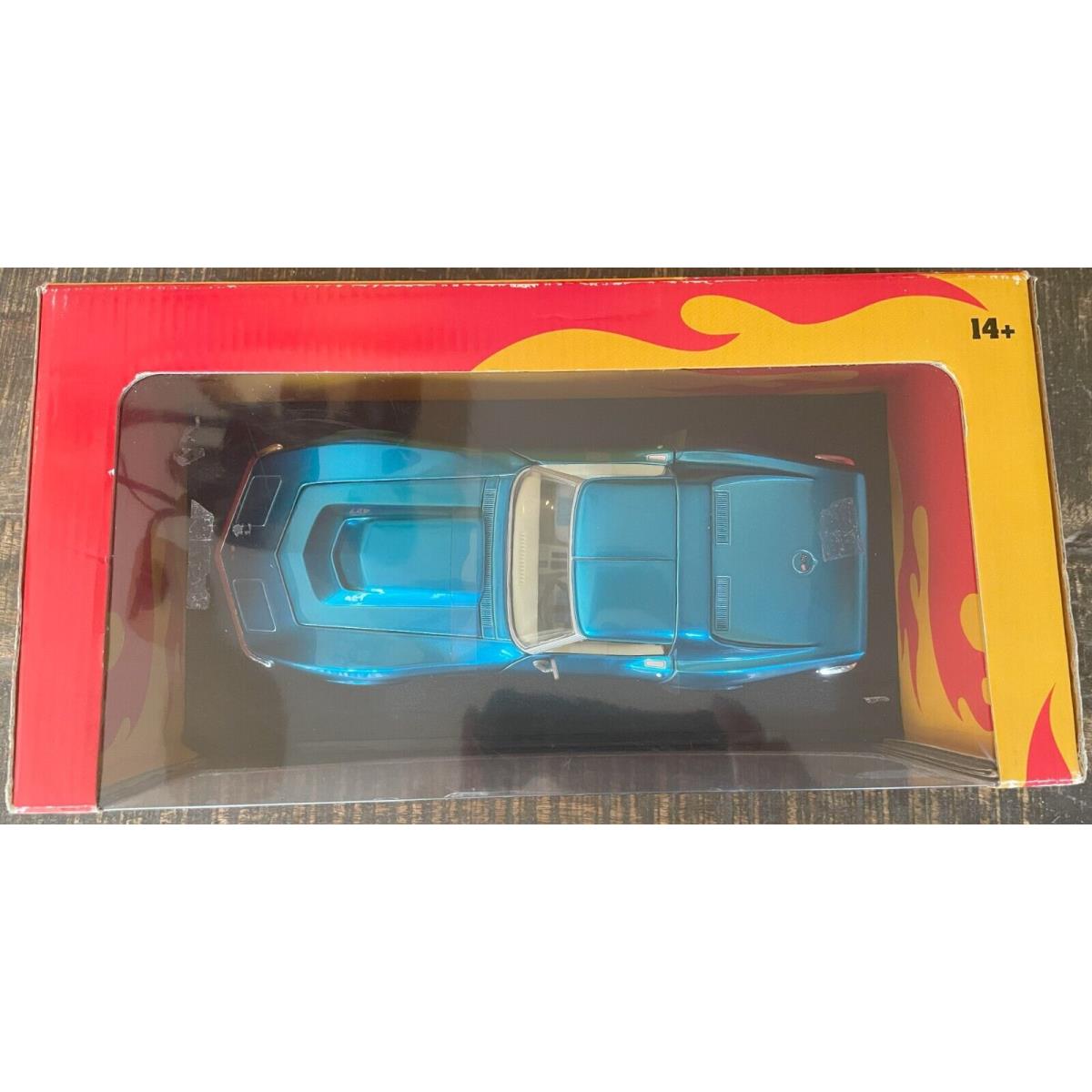 2005 Hot Wheels Classics `69 Corvette Spectraflame Blue Limited Edition 1:18