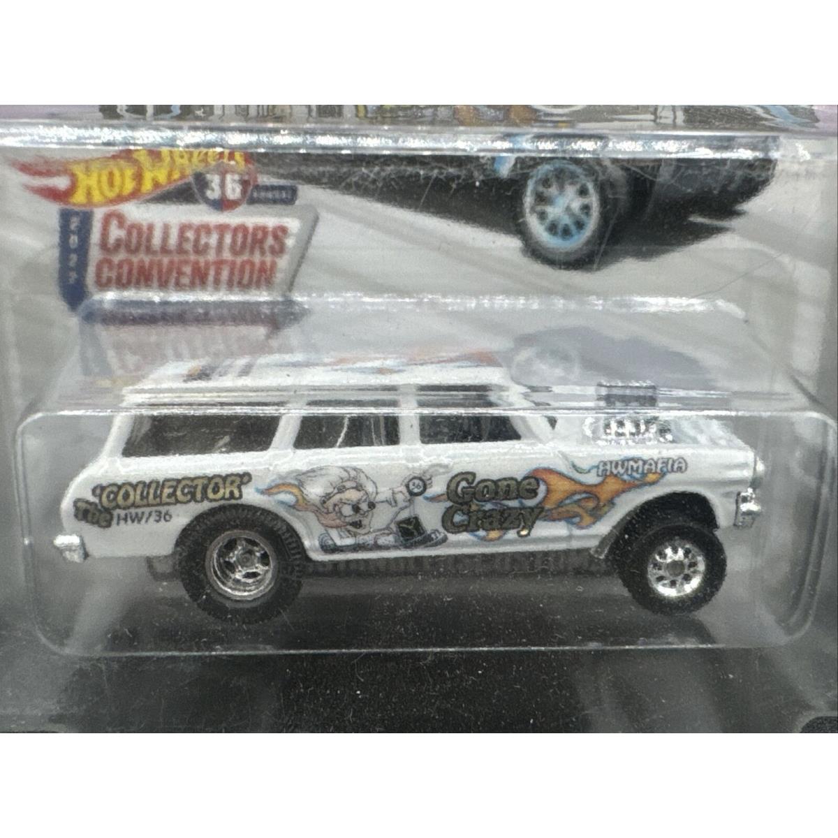 2022 Hot Wheels White 64 Chevy Nova Gasser Wagon Newsletter 36th Convention Lax