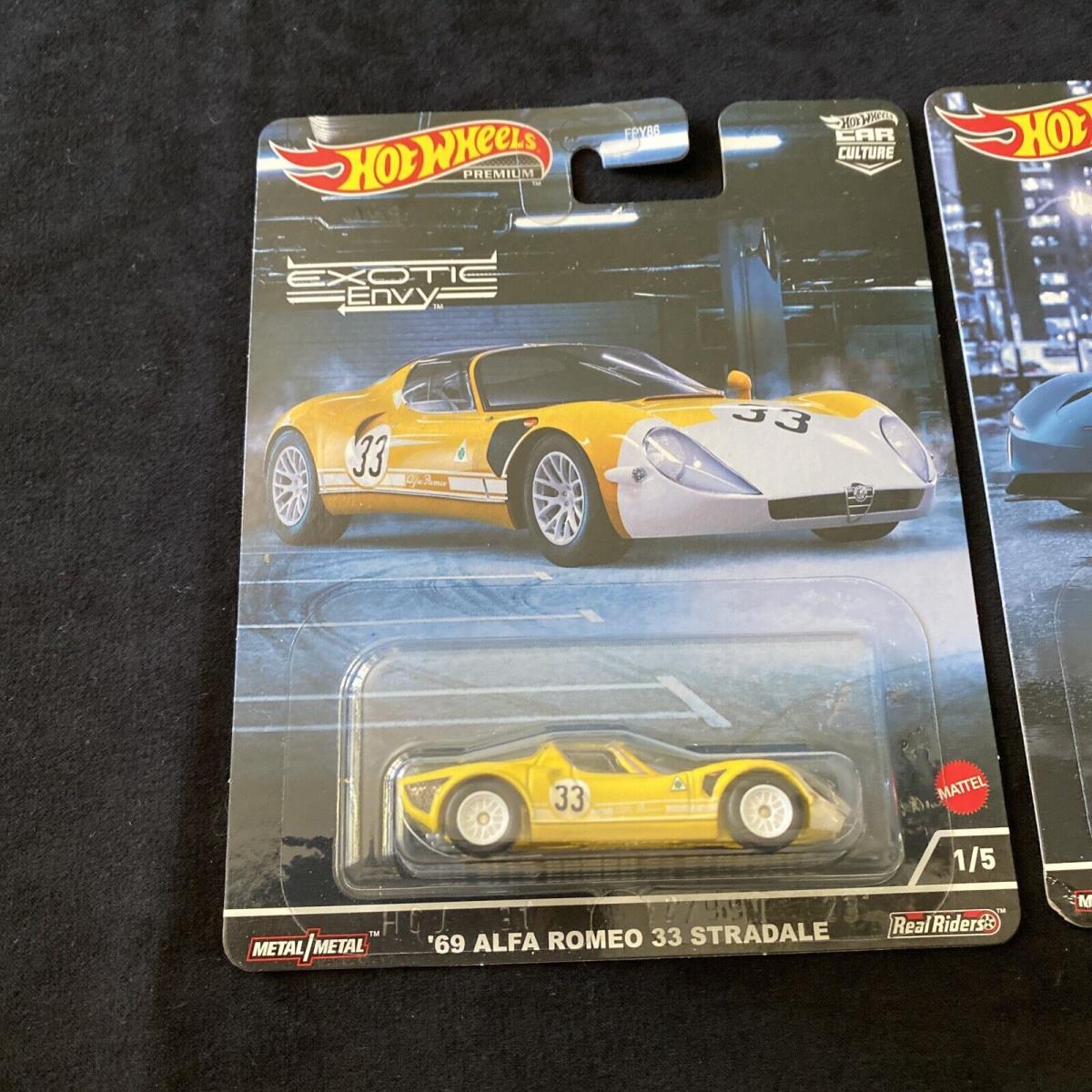 2022 Hot Wheels Car Culture Exotic Envy Set Of 5 Cars