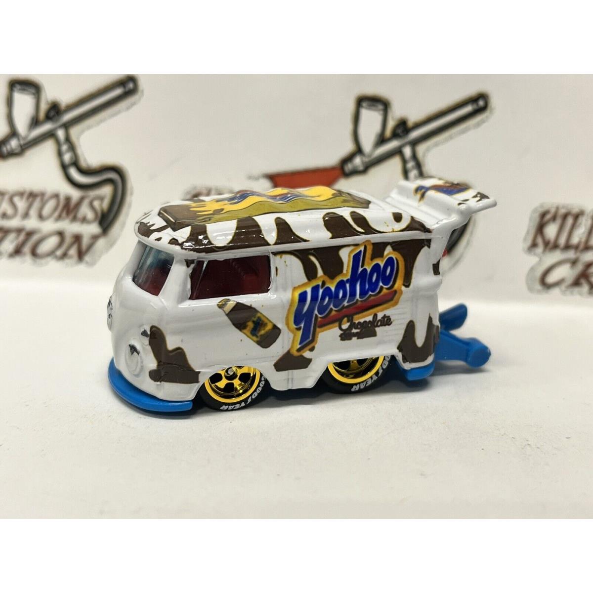 Custom Hot Wheels Yoo Hoo Drink- Real Riders- Kool Kombi Vw Bus