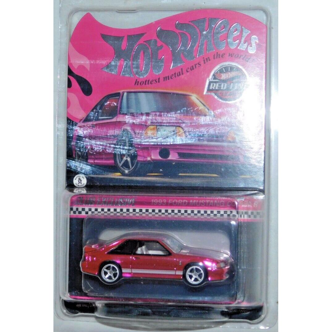 2024 Hot Wheels Rlc 1993 Mustang Cobra Pink Edition