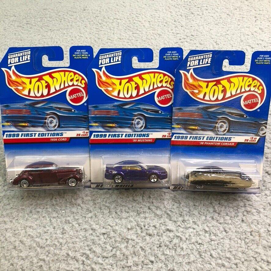 Vintage Hot Wheels 1999 First Editions Cars Die Cast