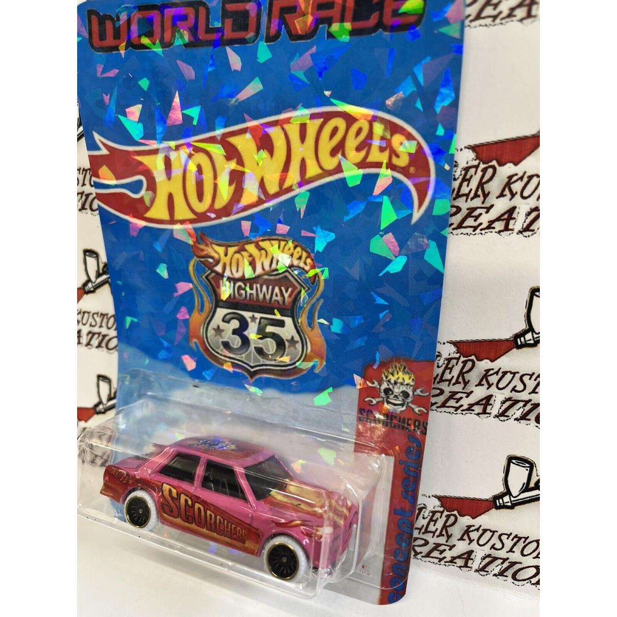 Custom Hot Wheels Highway 35 World Race Concept Real Riders Datsun Bluebird 510