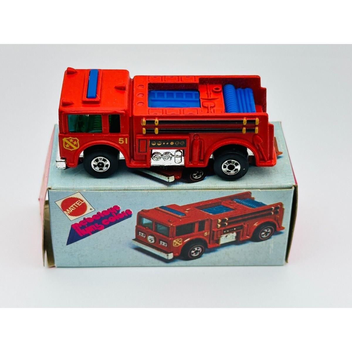 Hot Wheels Mebetoys Blackwall Fire Eater Red Flying Colors