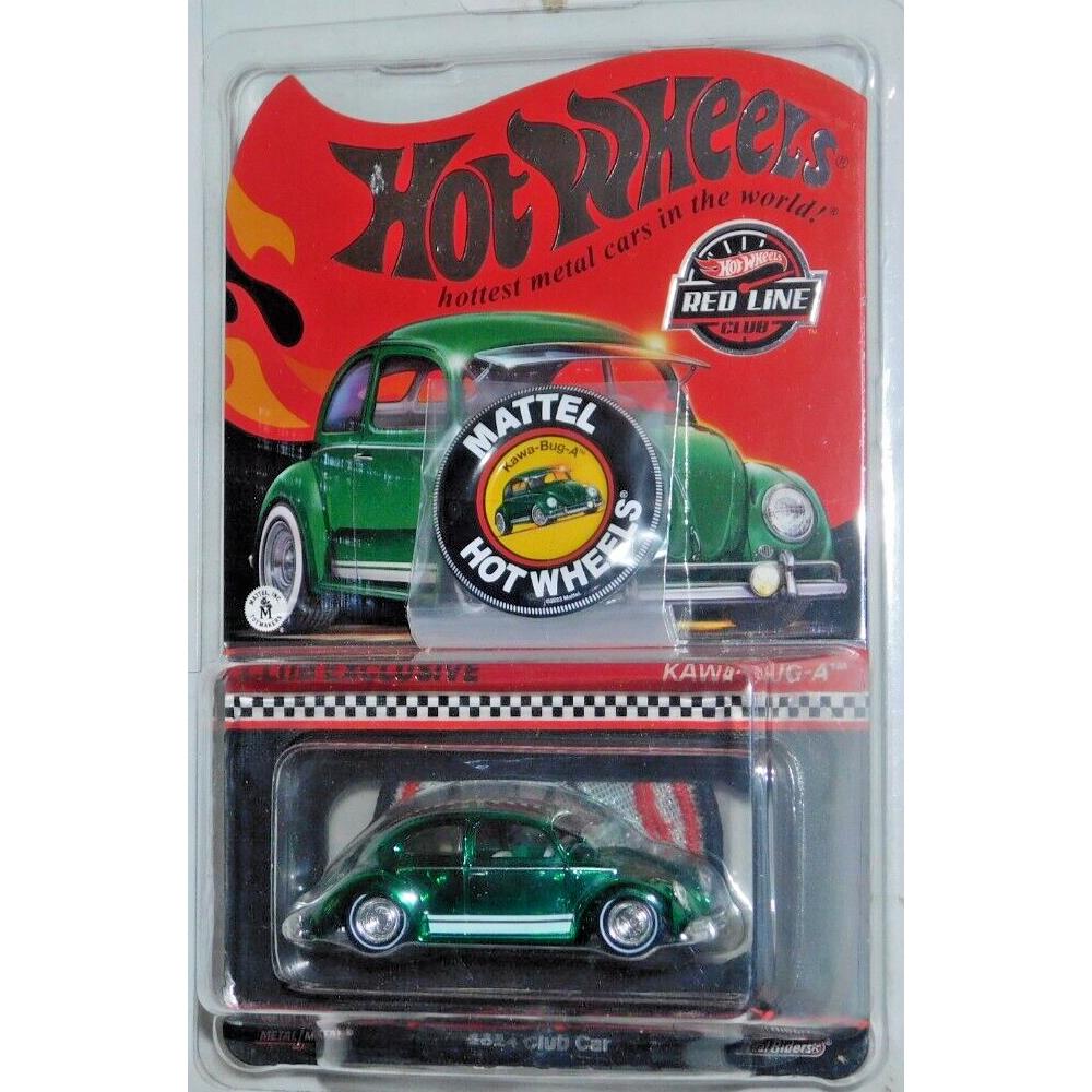 2024 Hot Wheels Rlc 2024 Club Car Kawa-bug-a with Button