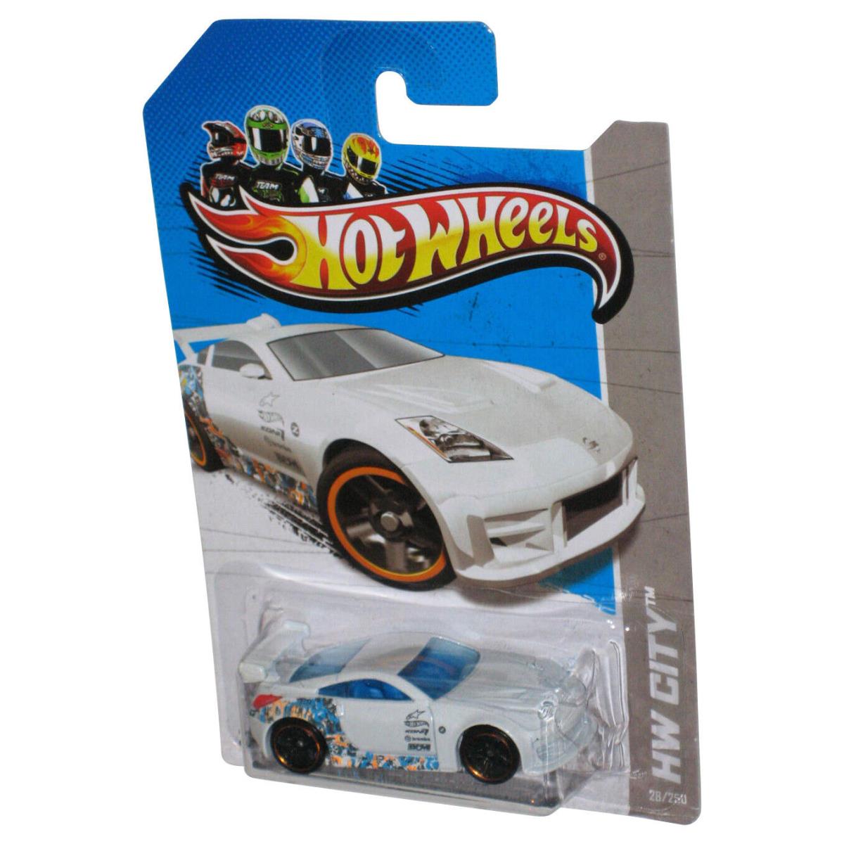 Hot Wheels HW City 2012 White Nissan 350Z Toy Car 28/250