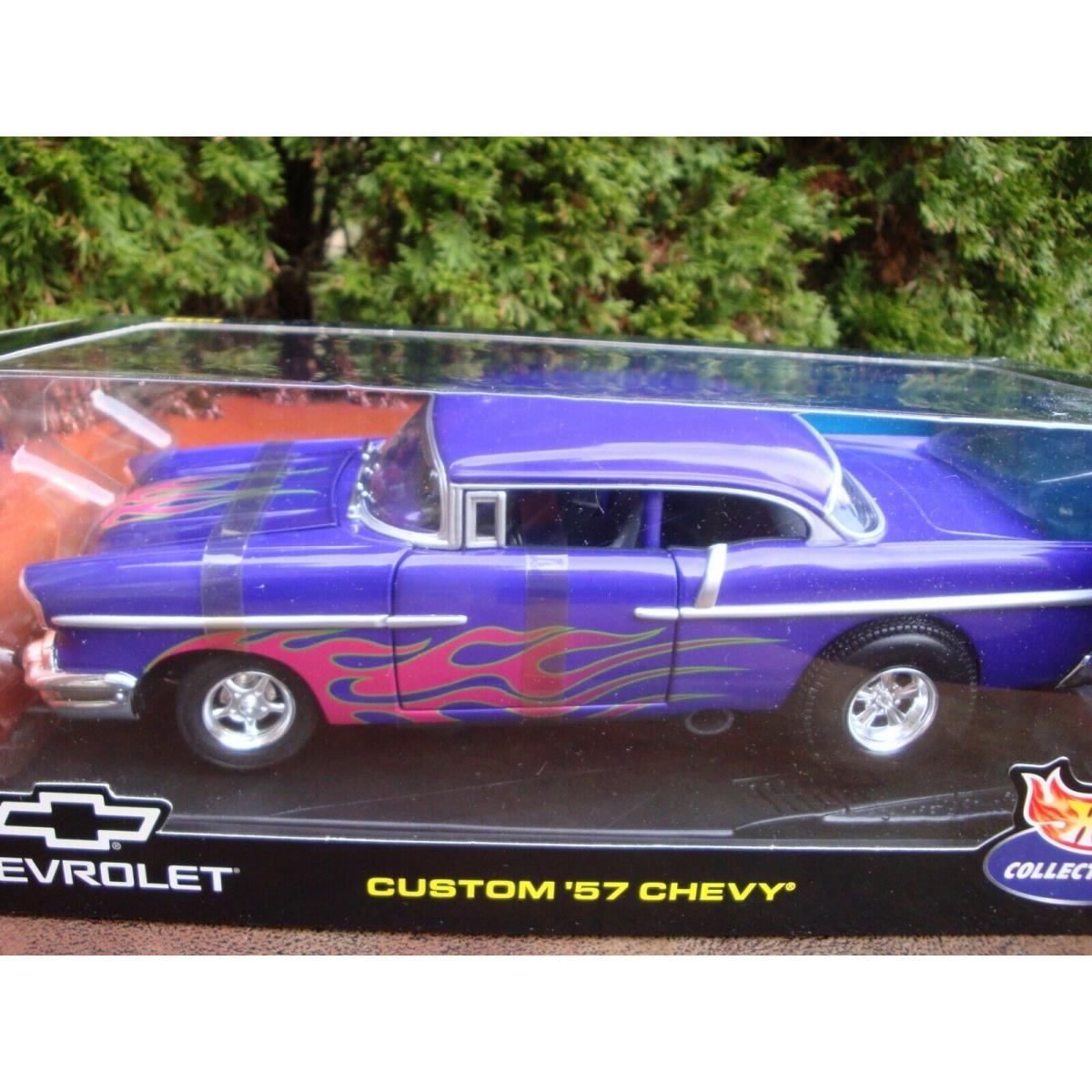 Hot Wheels Custom `57 Chevy Die Cast Car- 1/18 Scale by Mattel 21356