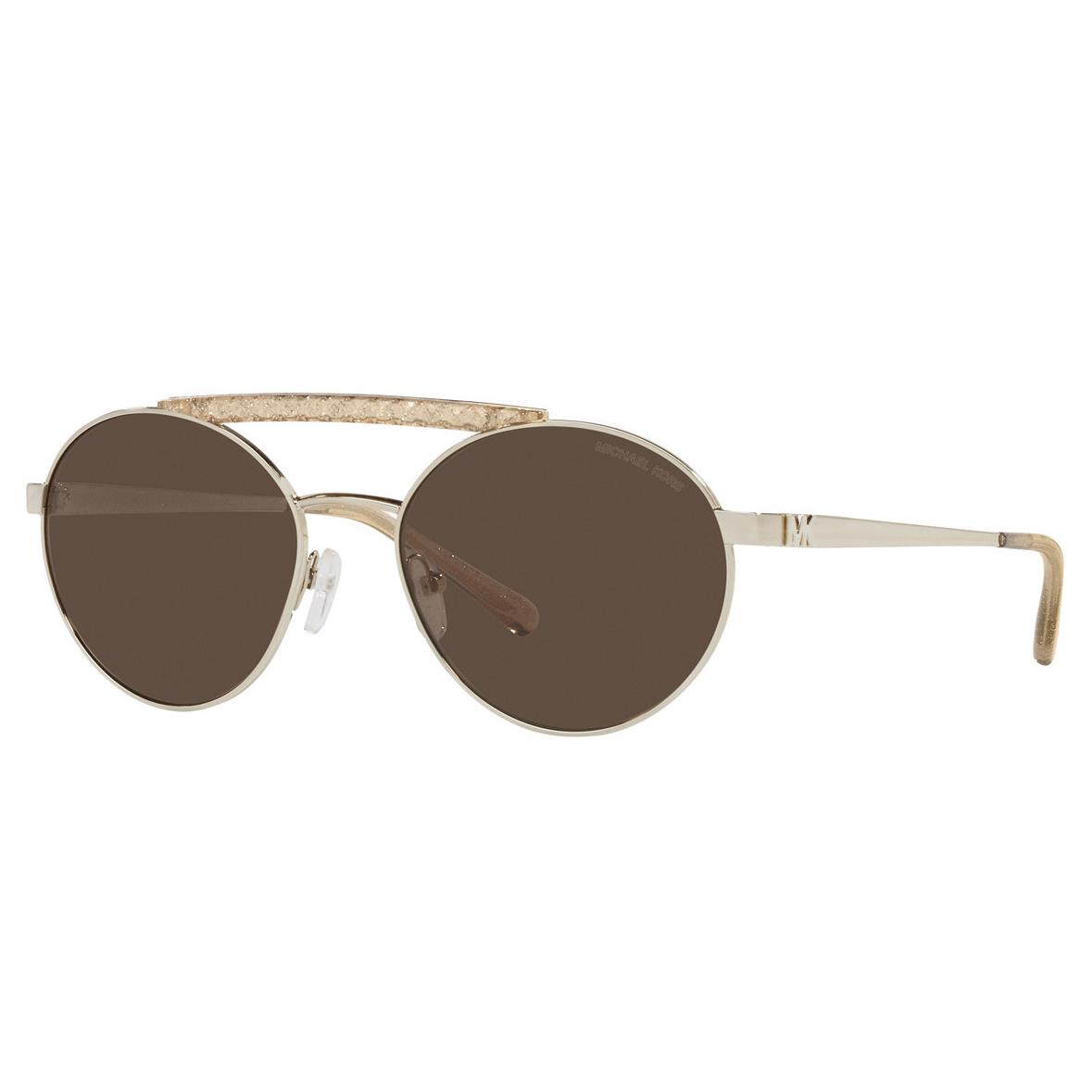 Michael Kors MK1083-101473-55 Fashion 55mm Light Gold Sunglasses For Men - Frame: Light Gold