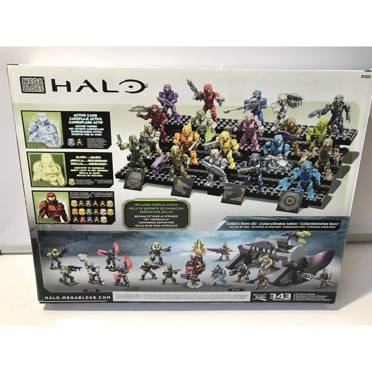 Mega Bloks Halo Spartan Tribute Pack Special Edition 97520 Boxes Not Mint Read