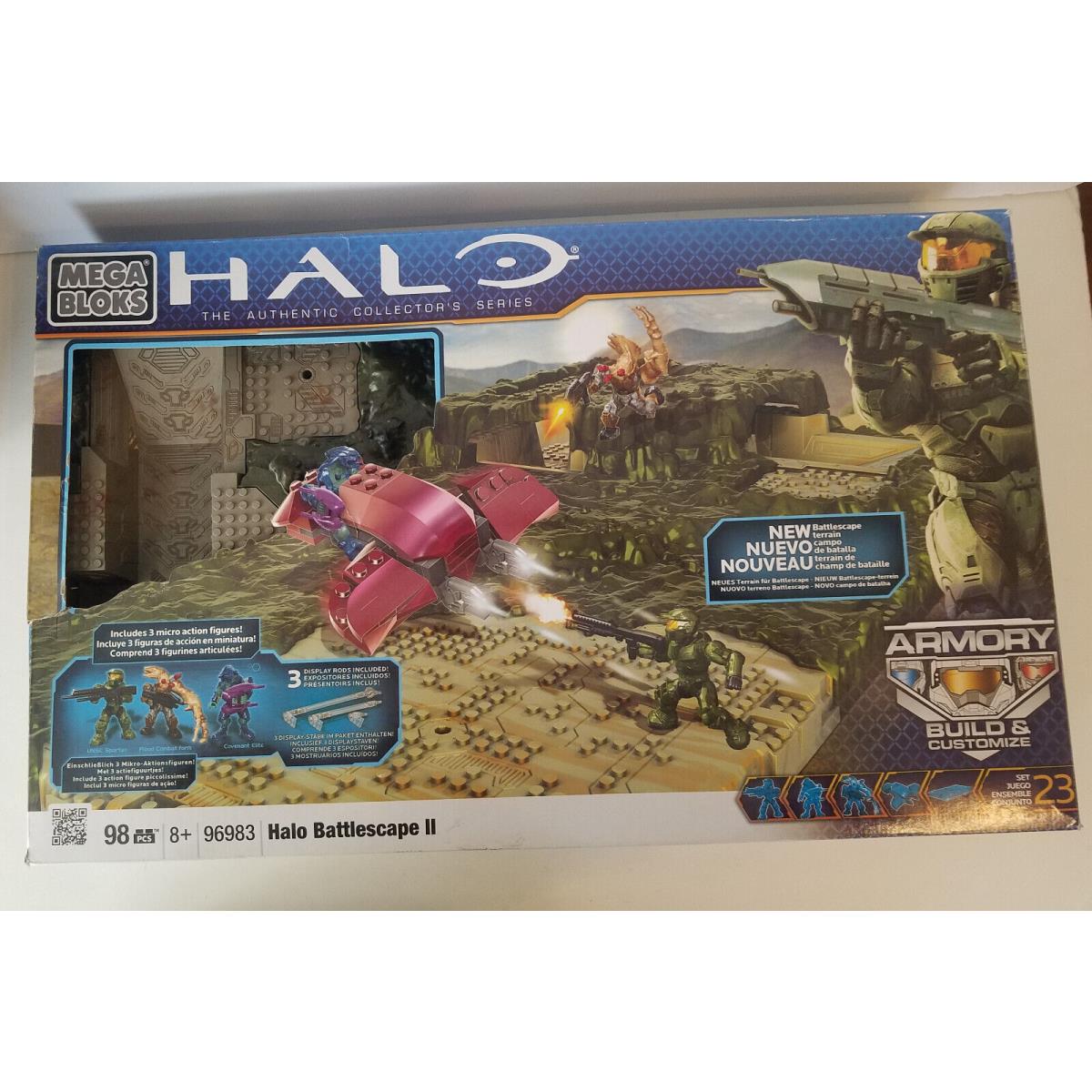 Mega Bloks 2011 Halo Battlescape II Armory Xbox Microsoft 96983