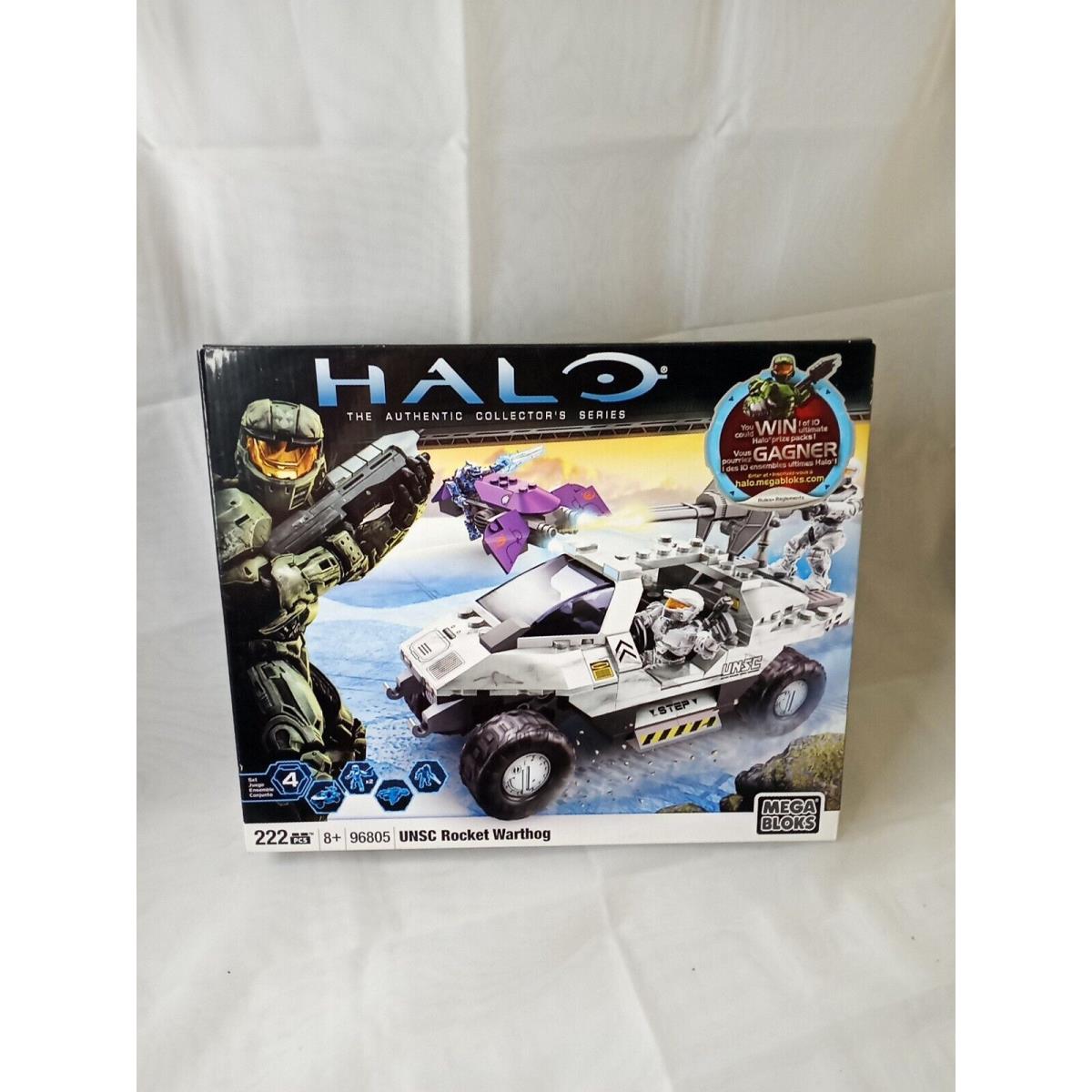 Mega Bloks Halo Unsc Rocket Warthog Playset 96805