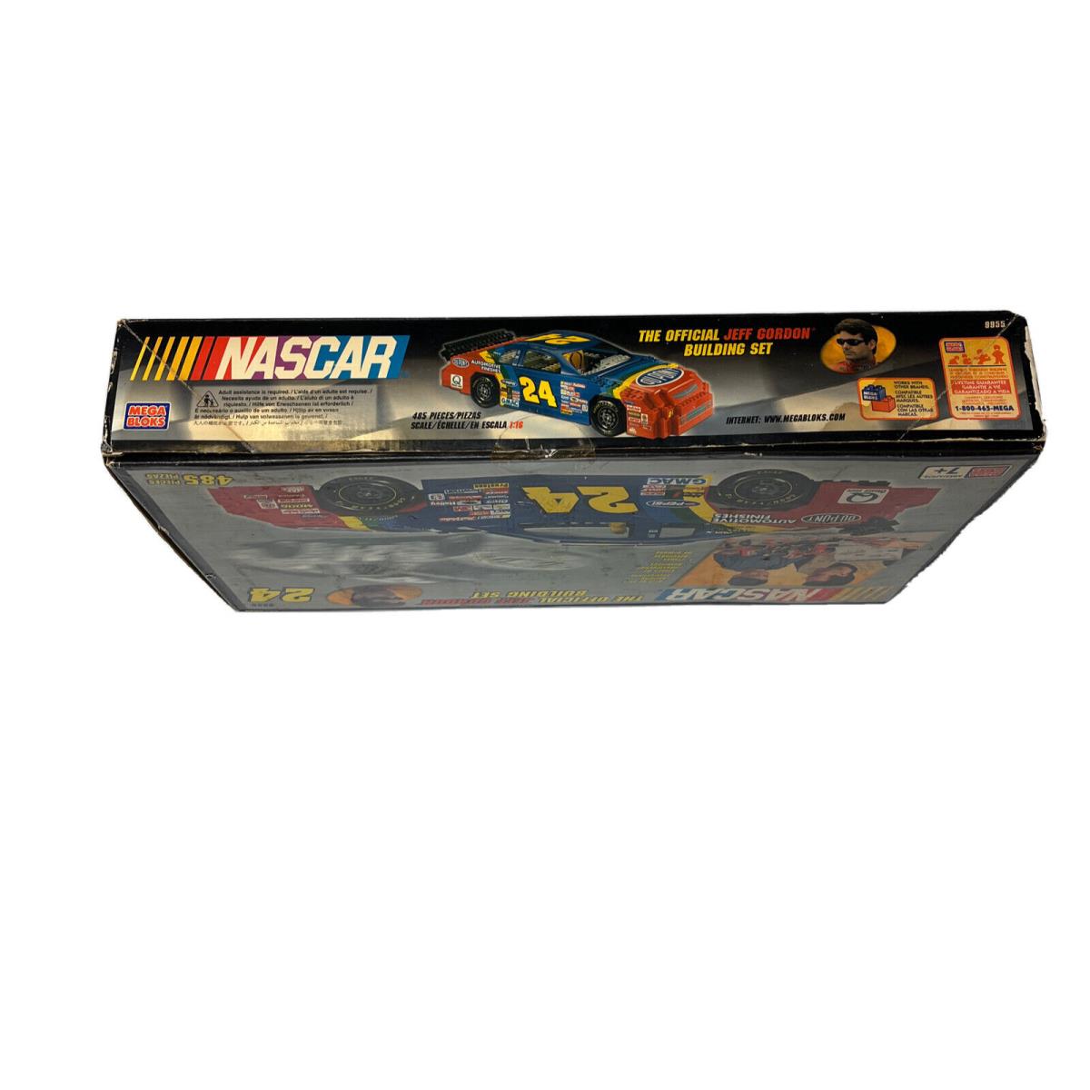 Nascar Jeff Gordon 24 Mega Bloks 9955 Race Car Htf 485 Pieces Ages 7+