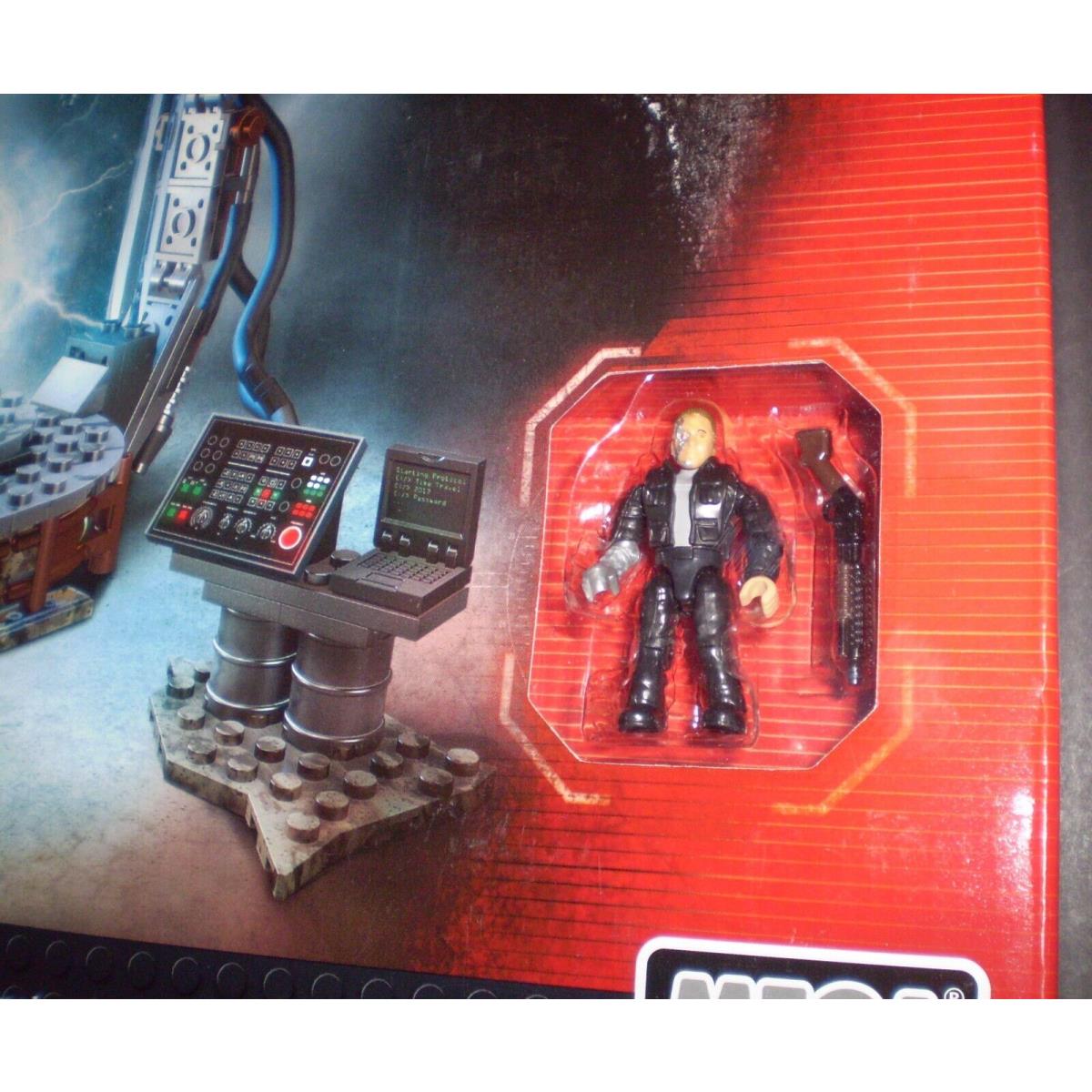 Mega Bloks Terminator Genisys Time Machine Set T-800 Arnold Schwarzenegger