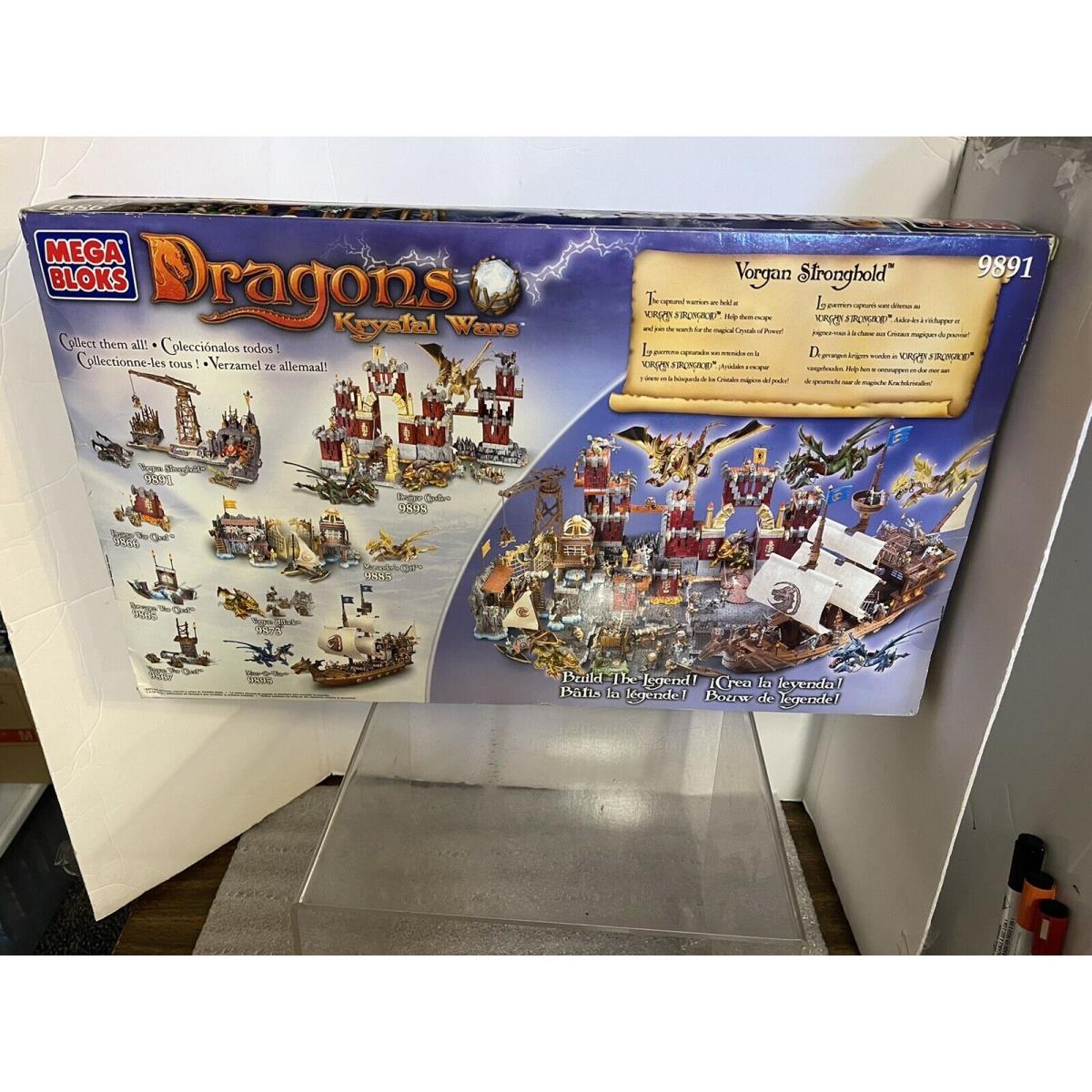 Mega Bloks Dragons Krystal Works Vorgan Stronghold 9891