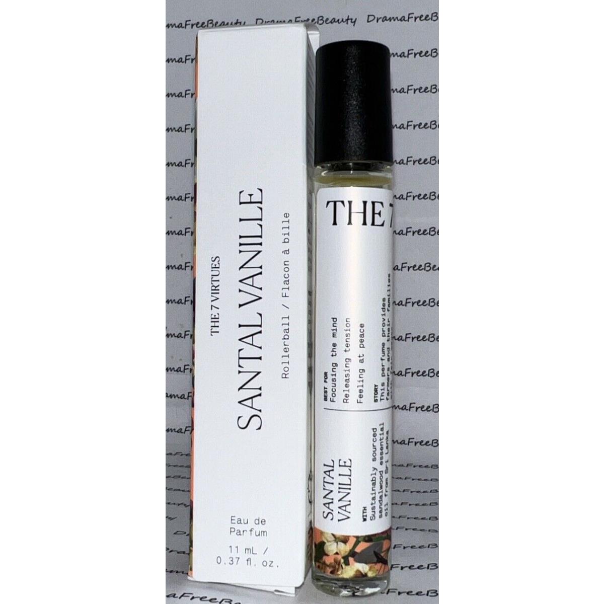 Sephora The 7 Virtues Santal Vanille Eau de Parfum .34 Fl.oz. Rollerball