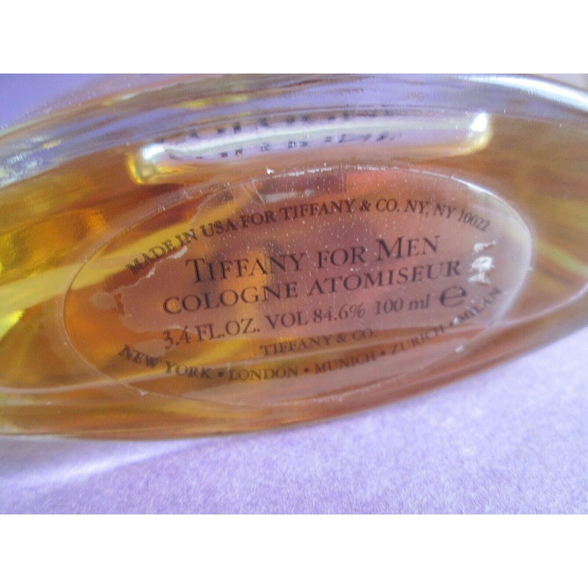 Tiffany For Men Vintage Cologne Spray 3.4 oz 100 ml Formula Rare