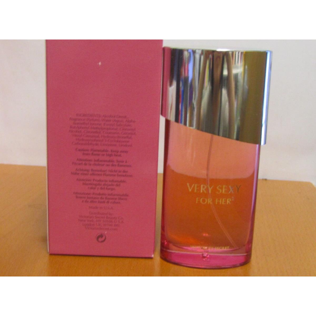 Very Sexy For Her 2 Victoria`s Secret Eau de Parfum 2.5oz Eau De Parfum Spray