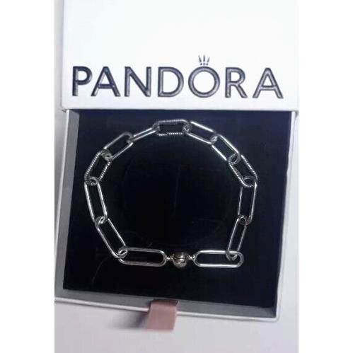 Pandora Me Link Silver Bracelet S925 Ale 598373-19 7.5 19cm w/ Box