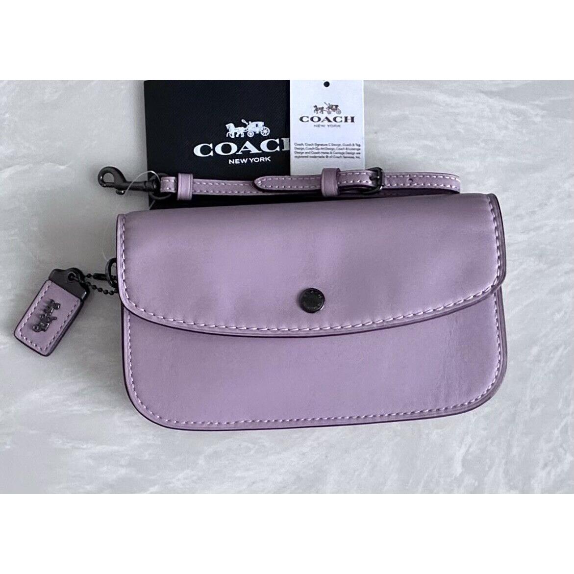 Coach 1941 Ice Purple Leather Clutch 29770