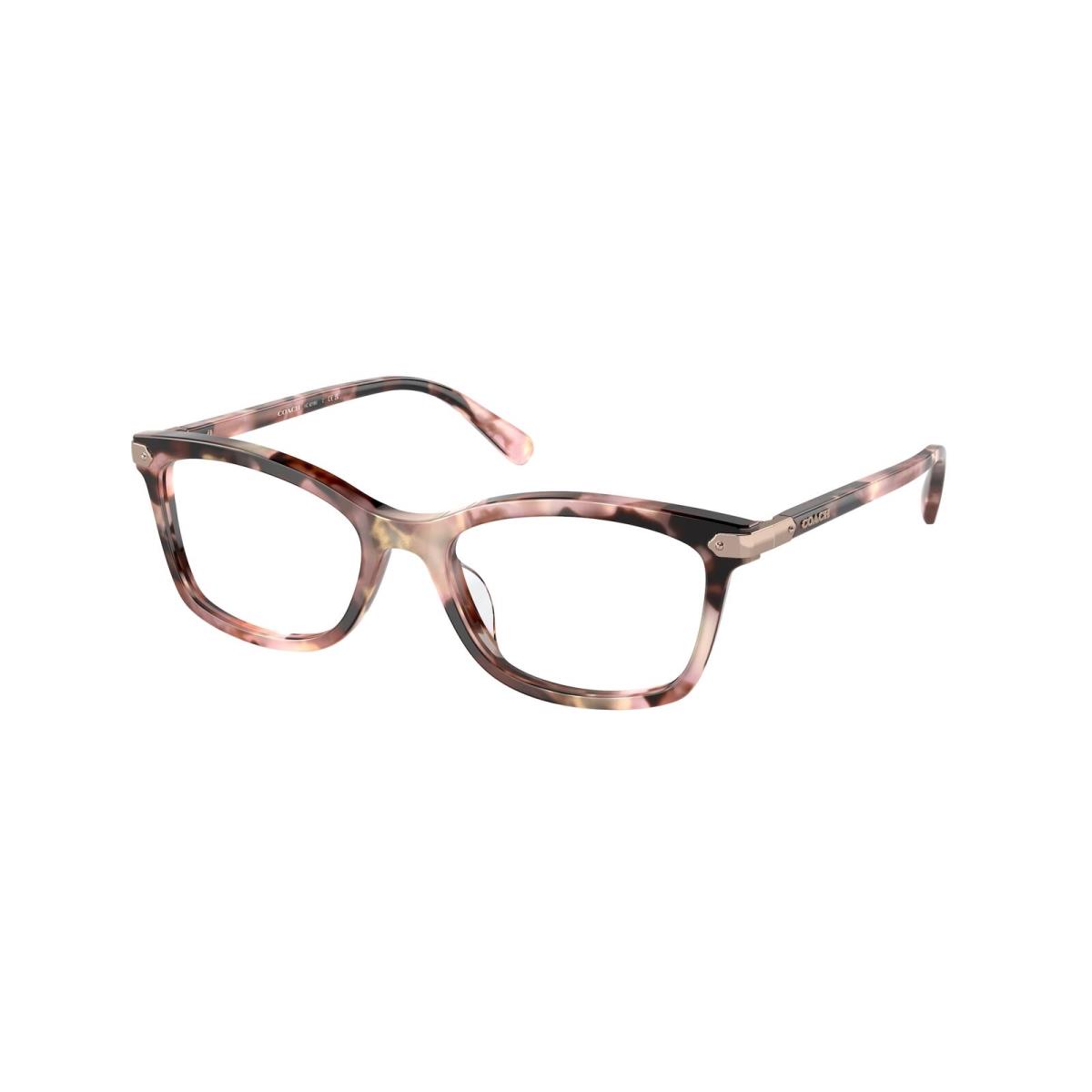 Coach HC6219U 5528 Rose Pearl Tortoise Demo Lens 51 mm Women`s Eyeglasses