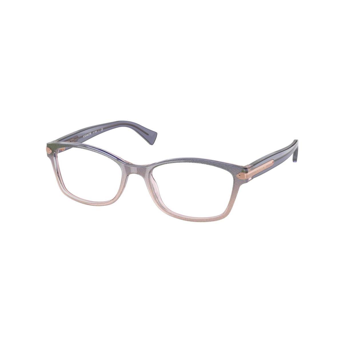 Coach HC6065 5554 Shimmer Violet Peach Gradient 49 mm Women`s Eyeglasses