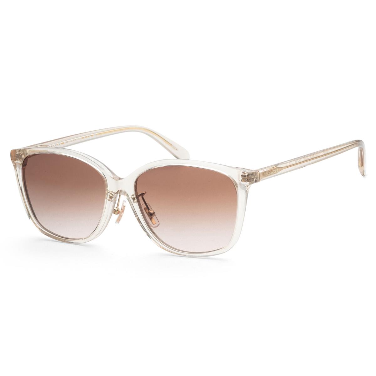 Coach Women`s 57mm Transparent Fawn Sunglasses HC8361F-573613-57