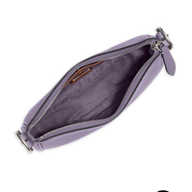 Coach Women`s Soft Pebble Leather Luna Shoulder Bag Light Violet One Size