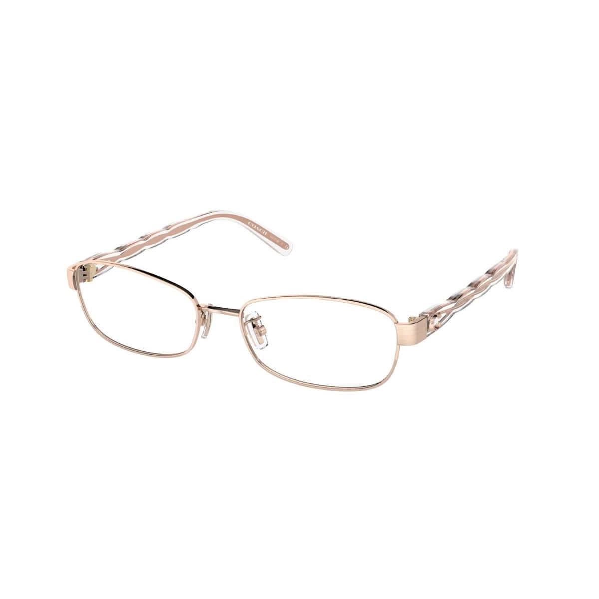 Coach HC5138 9406 Brushed Rose Gold Demo Lens 55 mm Women`s Eyeglasses