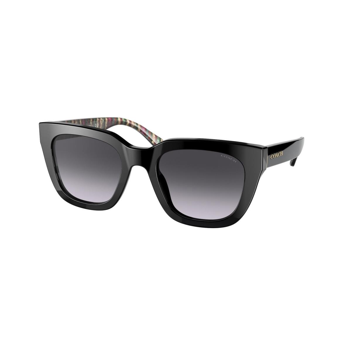 Coach HC8318F 50028G C3503 Black Grey Gradient 54 mm Women`s Sunglasses