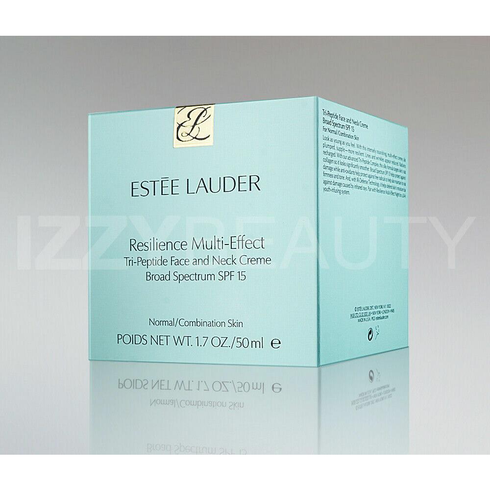 Estee Lauder Resilience Multi Effect Tripeptide Face Neck Creme SPF15 .5oz