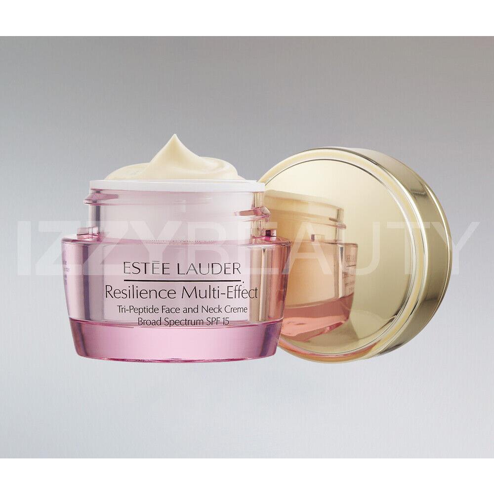 Estee Lauder Resilience Multi Effect Tripeptide Face Neck Creme SPF15 .5oz ..5 oz / 15 ml