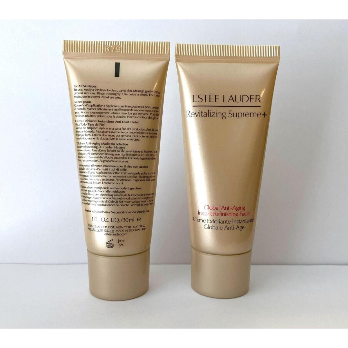 Estee Lauder Revitalizing Supreme + Global Instant Refinishing Facial 2 oz Total