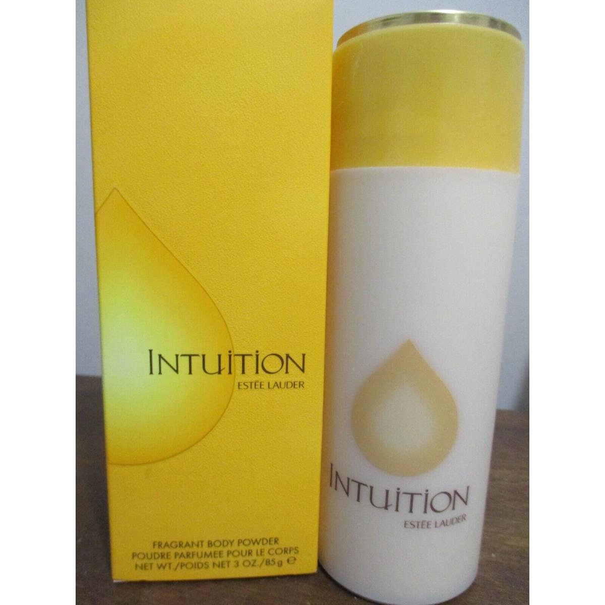 Vtg Estee Lauder Intuition Perfumed Fragrant Body Powder 3oz