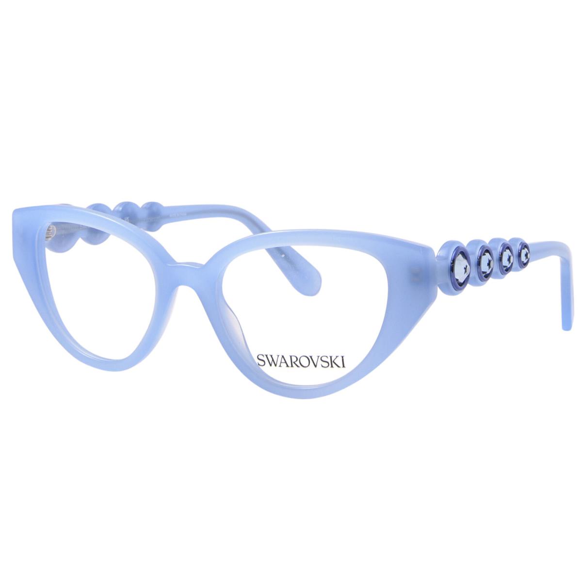 Swarovski SK2024 2004 Eyeglasses Women`s Opal Light Blue Full Rim 52mm