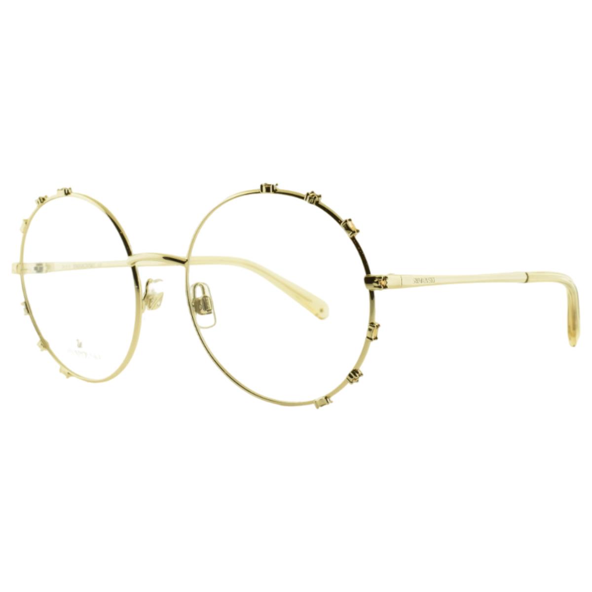 Swarovski SK5380 030 Gold Round Full Rim Womens Optical Frame