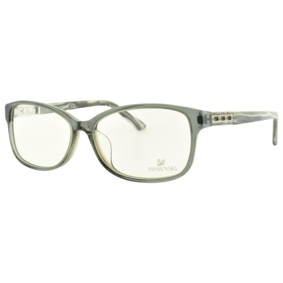 Swarovski SW5155-F Foxy Grey Rectangle Full Rim Womens Optical Frame