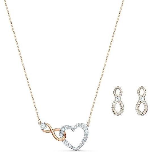 Swarovski 5521040 Women`s Necklace Jewelry Set Collection Lobster Clasp