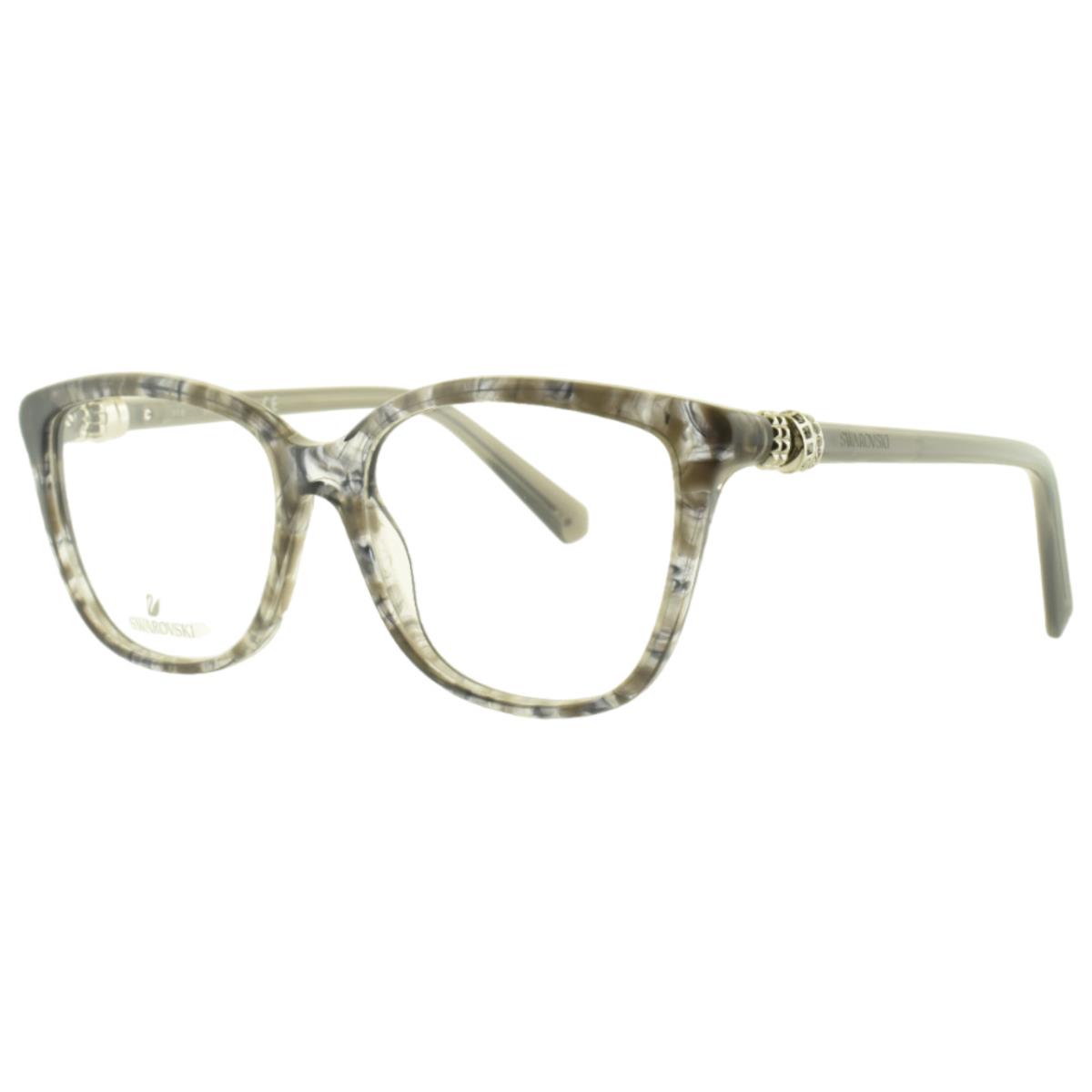 Swarovski SK5242 020 Tortoiseshell Rectangle Full Rim Womens Optical Frame