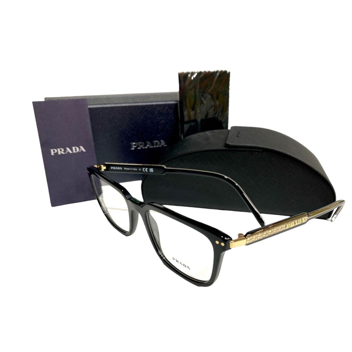 Prada PR13YV Black AAV-1O1 55-19-140 Men`s Eyeglasses