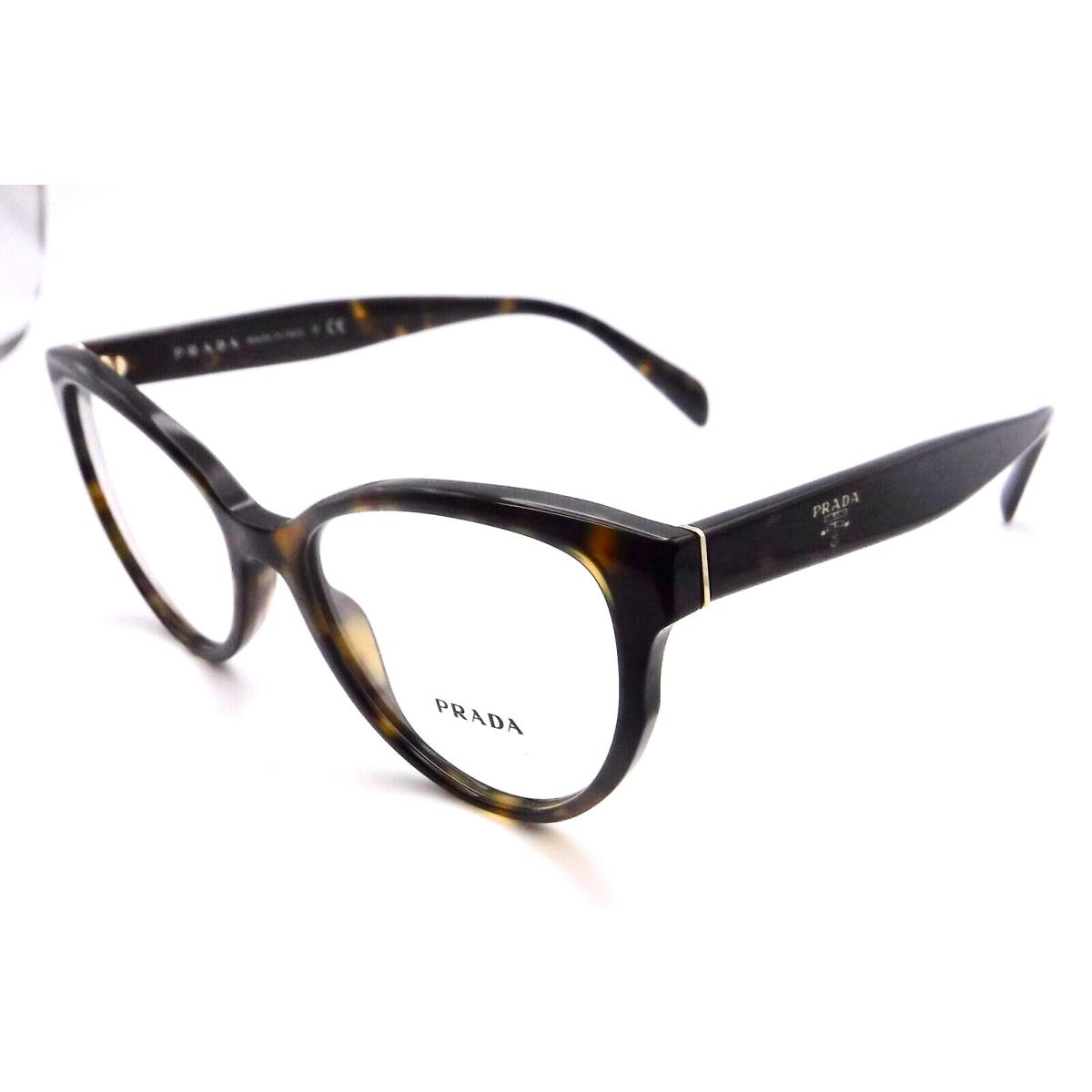 Prada Eyeglasses Vpr 01U 2AU-101 Tortoise Frames Clear Lens 52-17-140