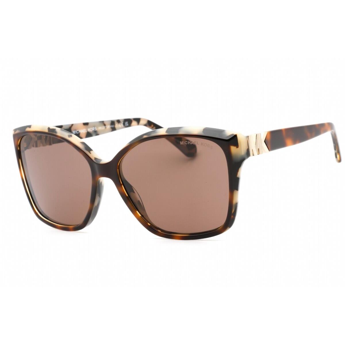 Michael Kors MK2201 395173 Sunglasses Tortoise Frame Brown Lenses 58mm