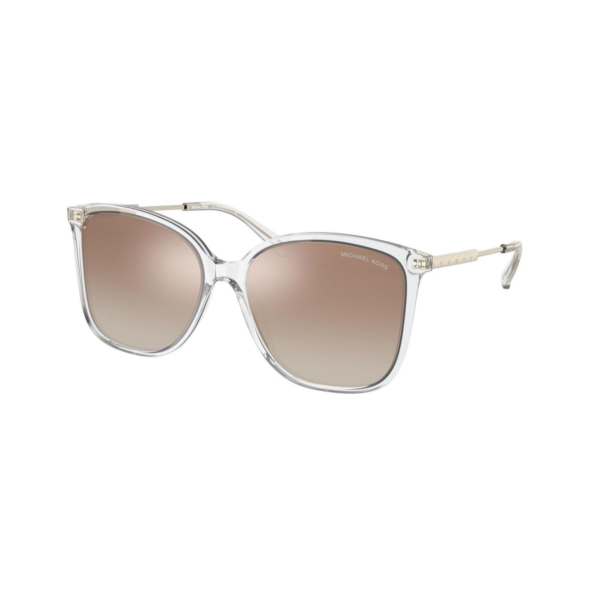 Michael Kors MK2169 30156K Avellino Clear Caramel Silver 56mm Women`s Sunglasses