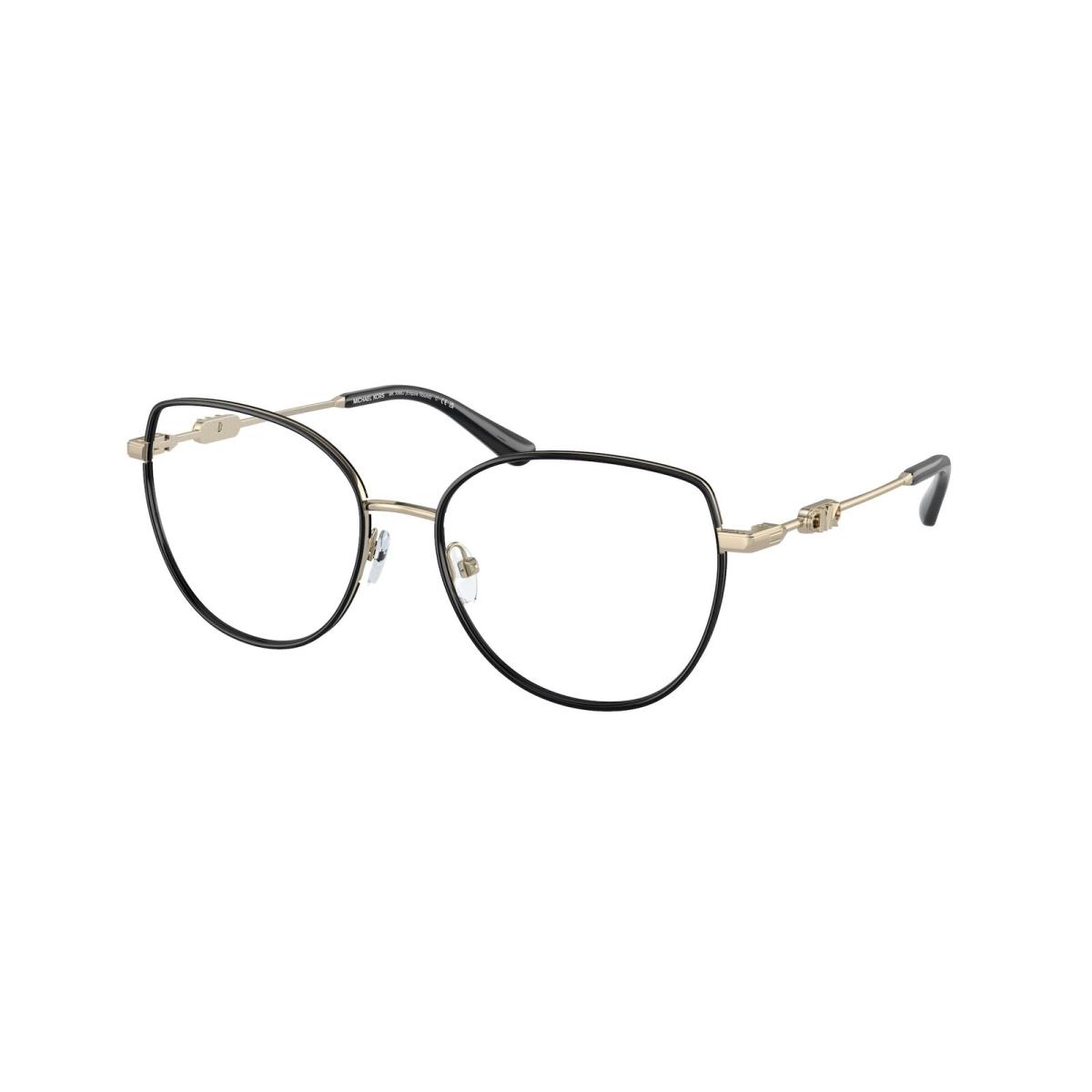 Michael Kors MK3066J 1014 Empire Round Light Gold Black 53 mm Women`s Eyeglasses