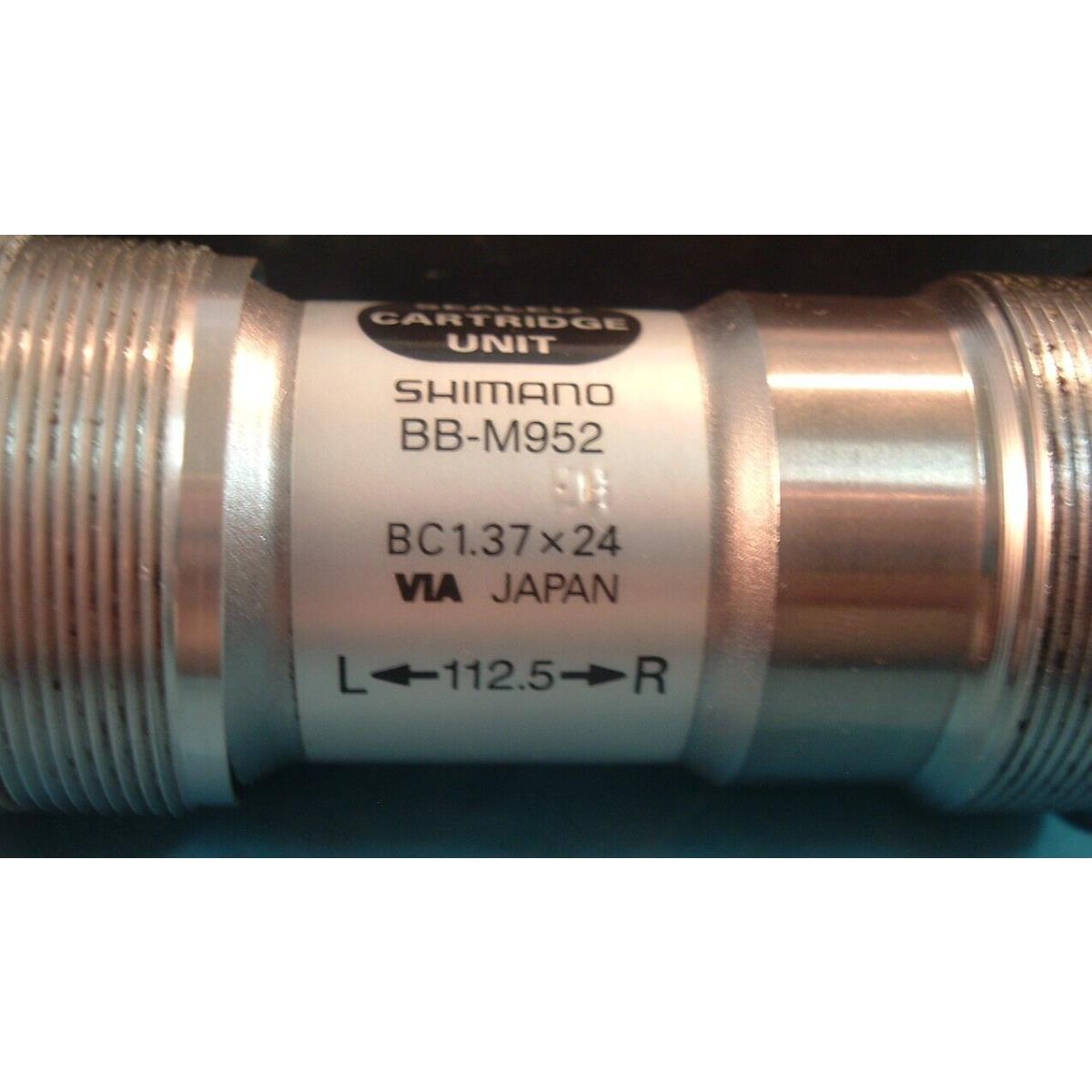 Shimano Xtr BB-M952 68/73x 112.5MM Mtb Bottom Bracket-new/nos-nib-sealed-bearing