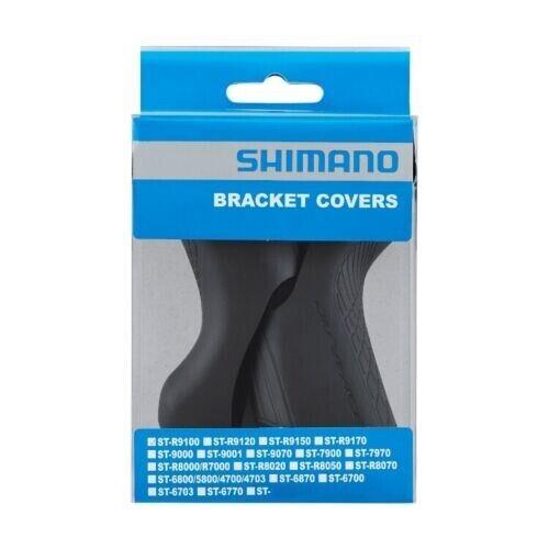 Shimano ST-R9100 Dura Ace Bracket Cover Set/ Sti Lever Hood Set Black Y0BF98010 - Black