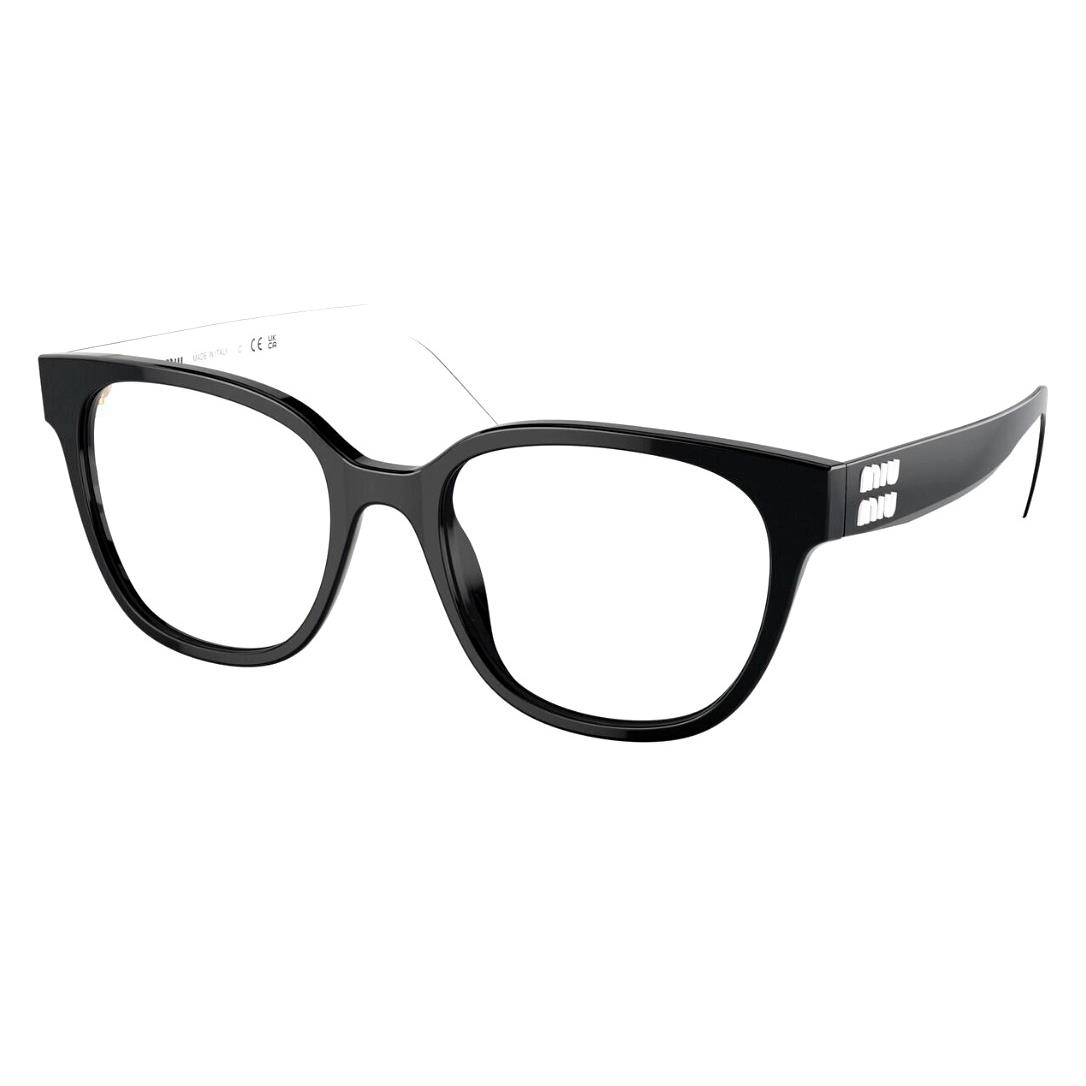 Miu Miu MU02VV 10G1O1 54 Eyeglasses 10G1O1 Black Optical Frame