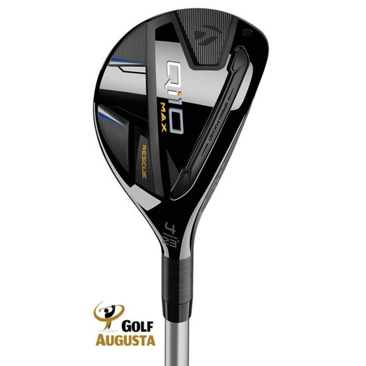 Taylormade Qi10 Max Rescue Hybrid 3-20 Aldila Ascent Black HY Senior Left Hand