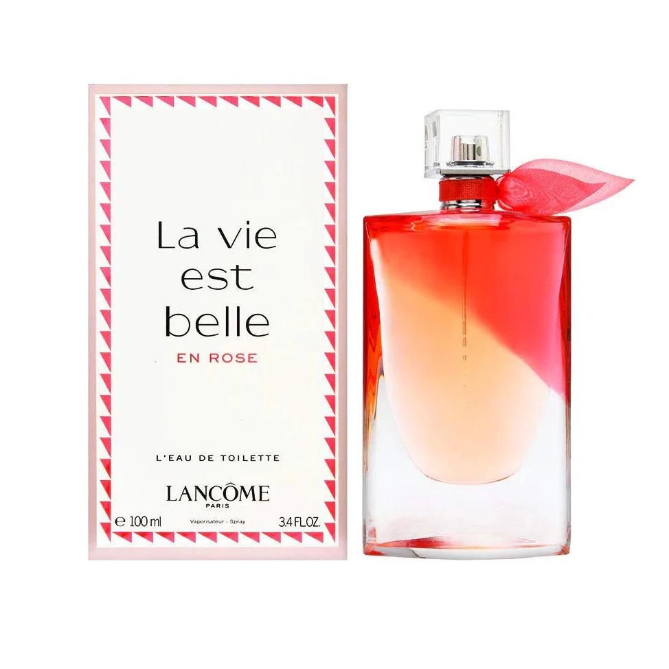 La Vie Est Belle En Rose by Lancome 3.4oz Edt For Women Box